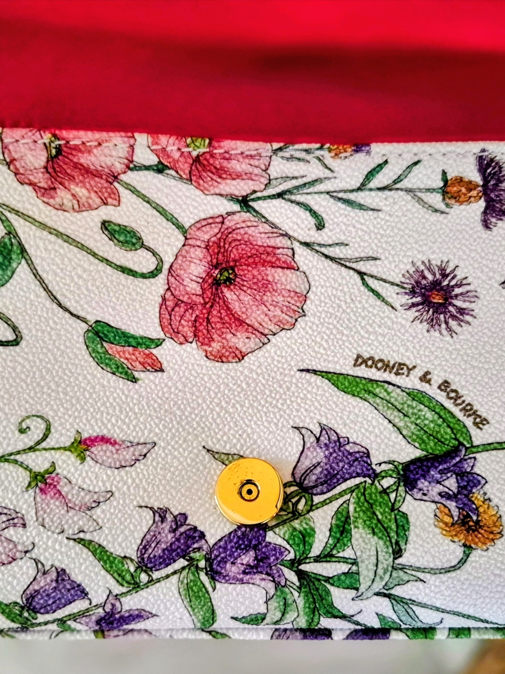 Dooney & Bourke White Floral Crossbody Bag - Picture 7 of 11